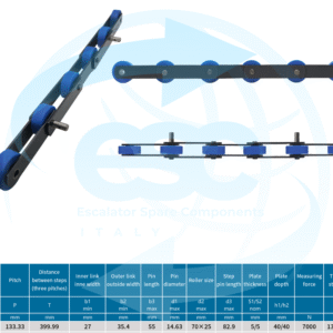 23037 - CATENA TRASCINAMENTO GRADINI COMPATIBILE SCHINDLER