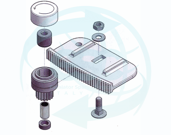 24066 - Compatible brake gear kit Schindler SWE - immagine 2