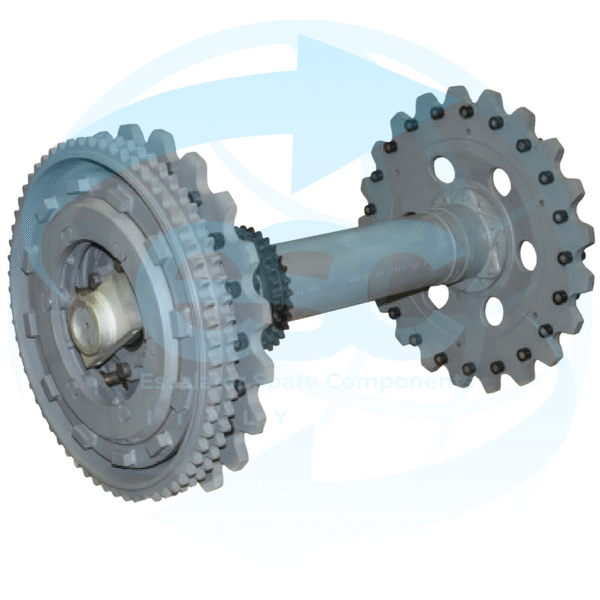24074 - MAIN DRIVE SHAFT COMPLETE WITH BEARINGS COMPATIBLE SCHINLDER